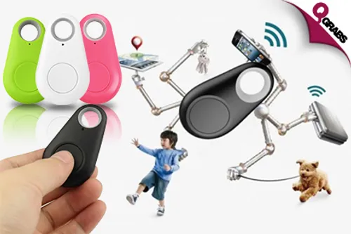 For QR29, Keep Your Important Items Close with Bluetooth Key Trackers with Selfie Remote Buttons! (QR45 Value)